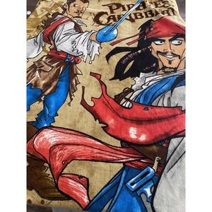 Disney Pirates of the Caribbean Plush Throw Blanket